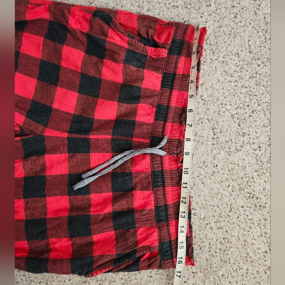 Aerie Red Plaid Pajama Joggers - Picture 4 of 6